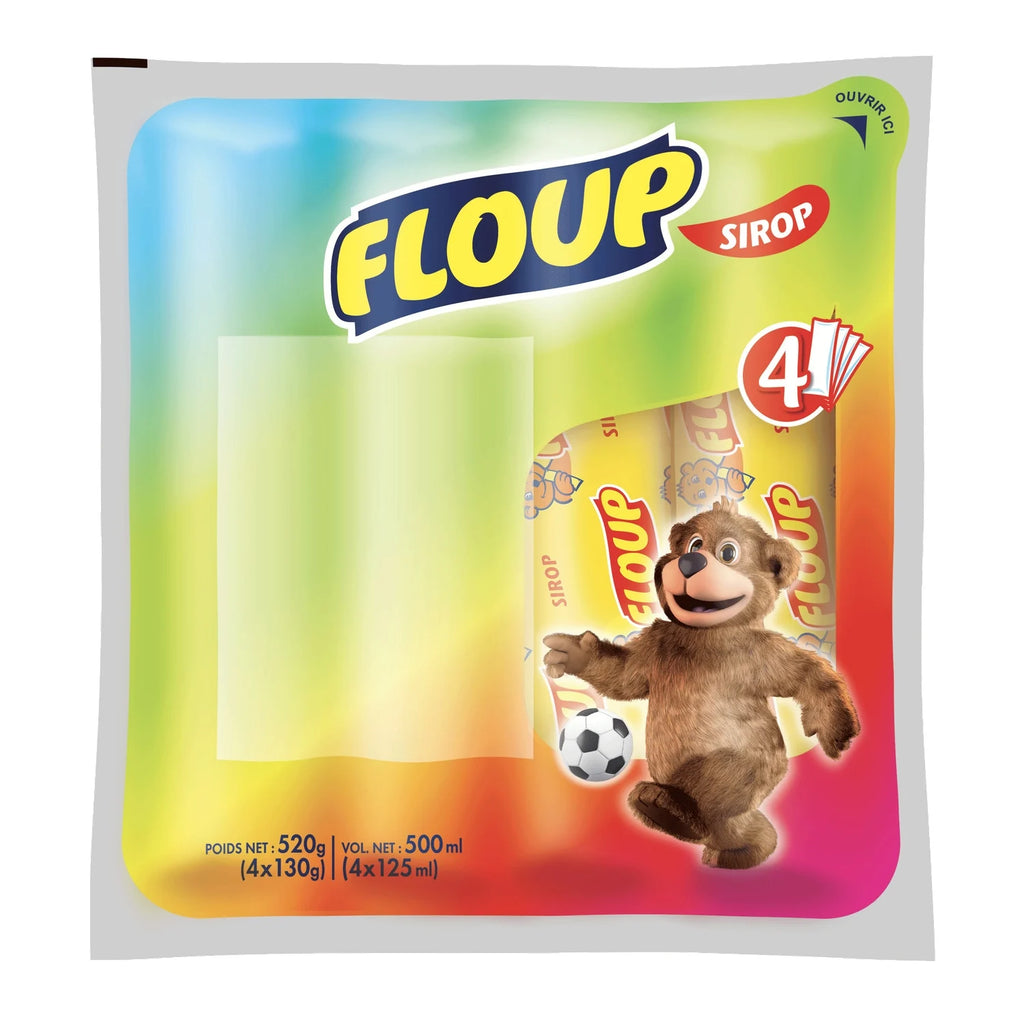 Floup Sirop Ananas 125mlx4