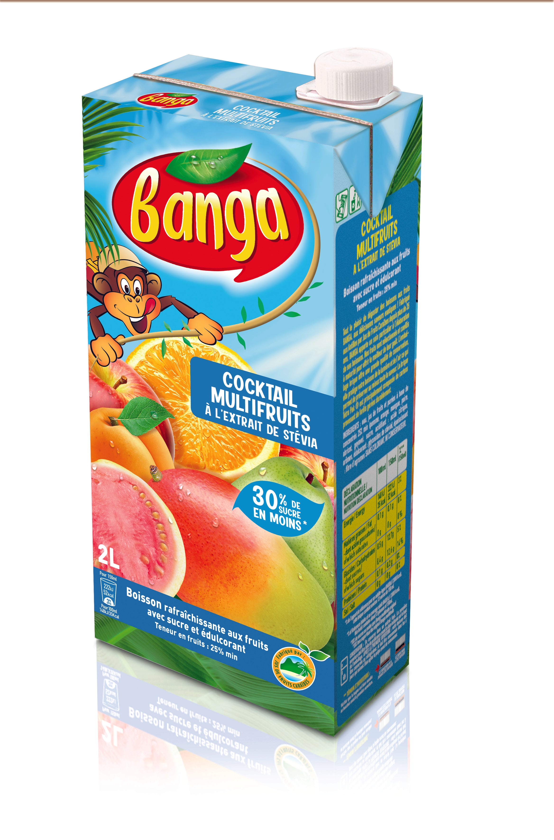 Banga Multifruit Stevie 2L