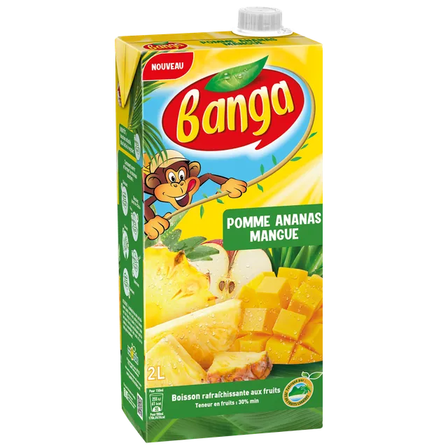 Banga Pomme Ananas Mangue 2L