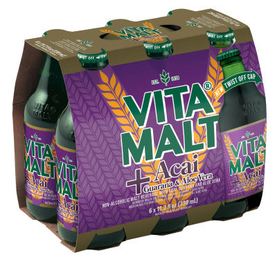 Bière VITA MALT en bouteille Plus Açaí PACK 33clx6
