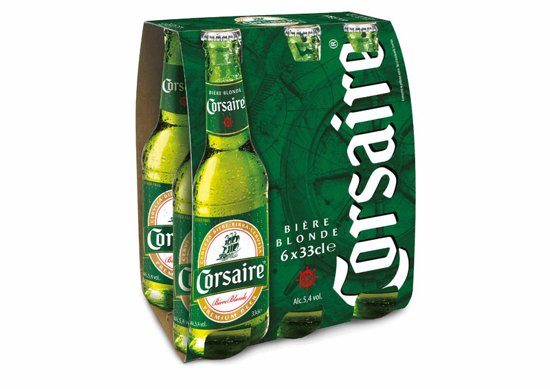 Bière CORSAIRE en bouteille PACK 5.4° 33clx6