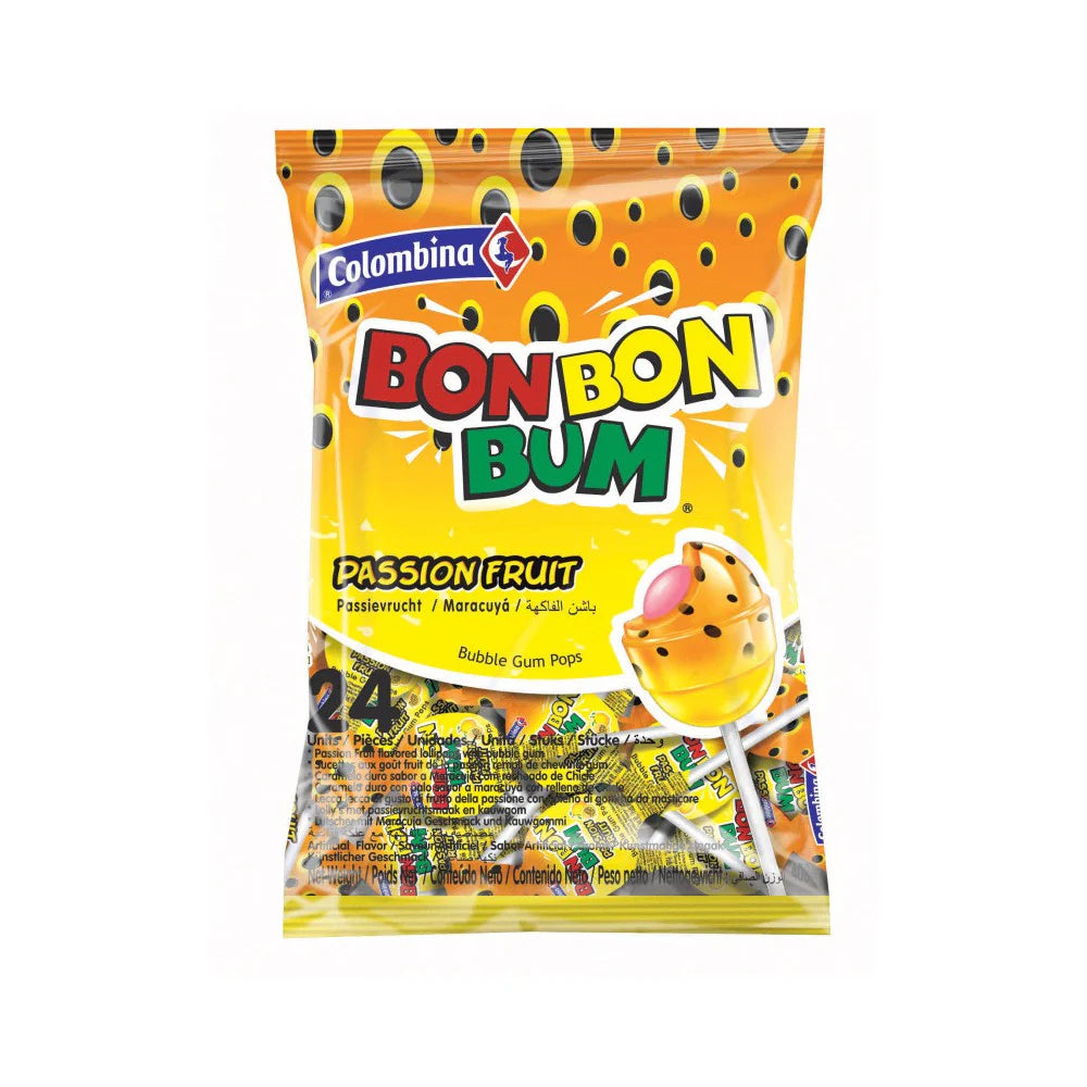 Bonbon bum Sucettes passion 408g