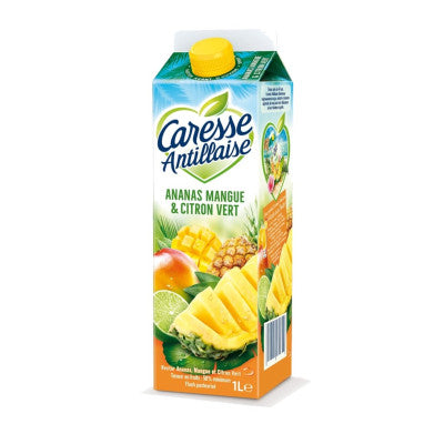 Caresse antillaise Ananas Mangue Citron vert 1L