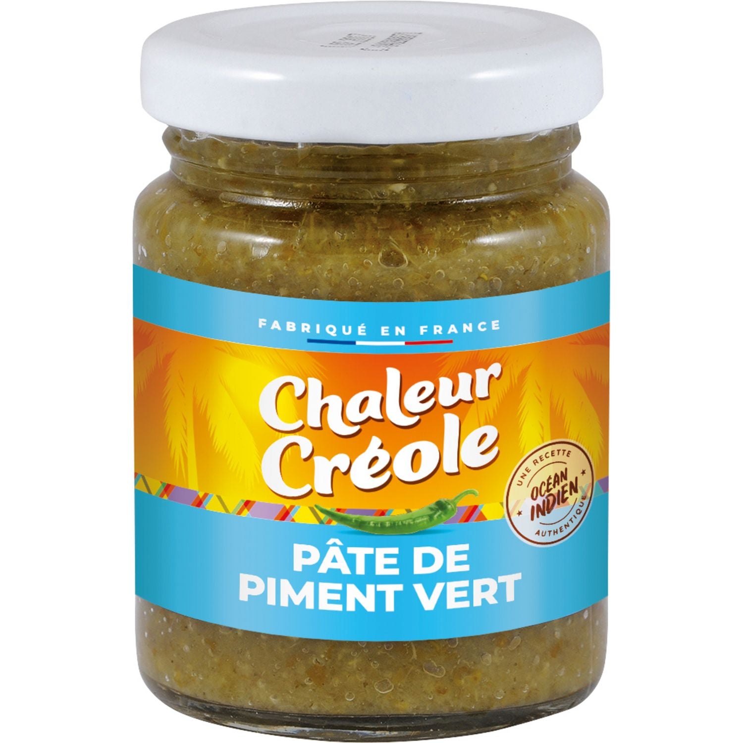 Chaleur créole Pâte de piment vert 200g