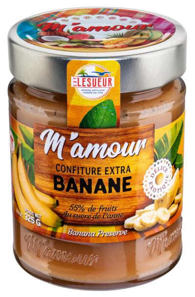 M'amour Confiture Banane 325g